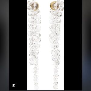 Simone Rocha Crystal Silver Earrings